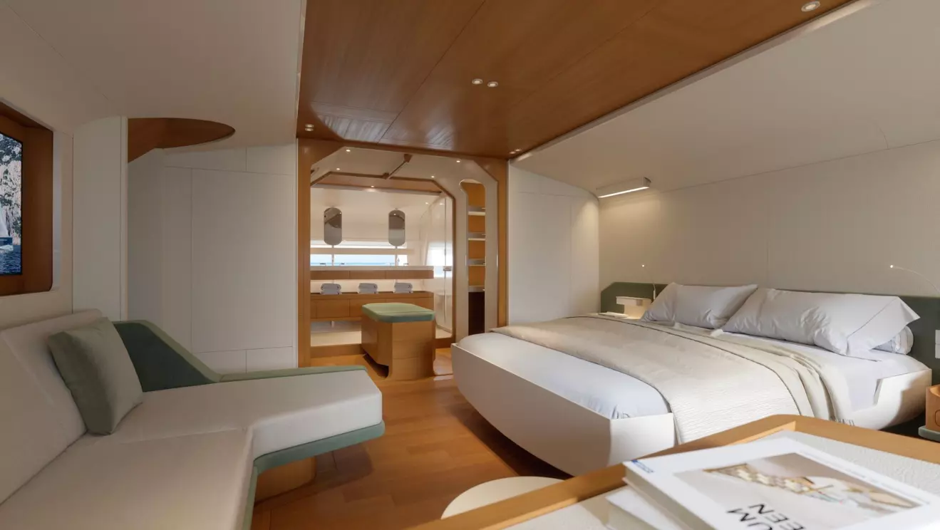 Swan Alloy 44 owner cabin
