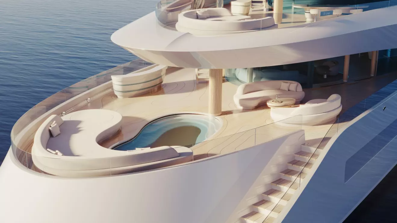 Feadship Dunes stern
