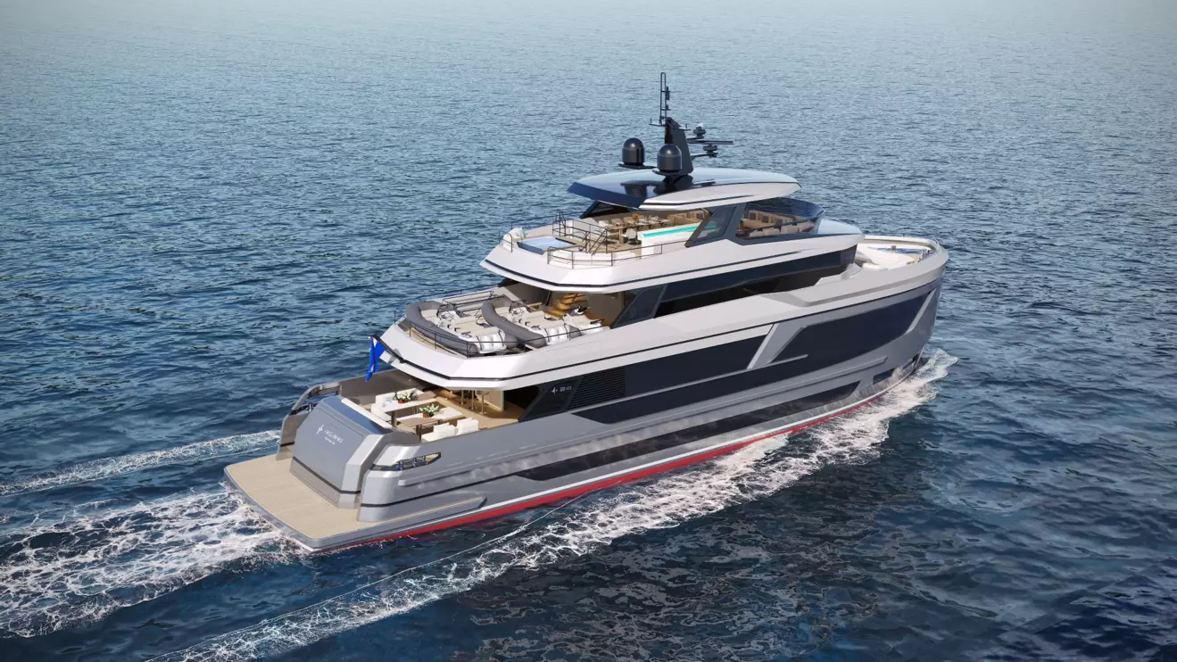 Bering 110 back side cruising