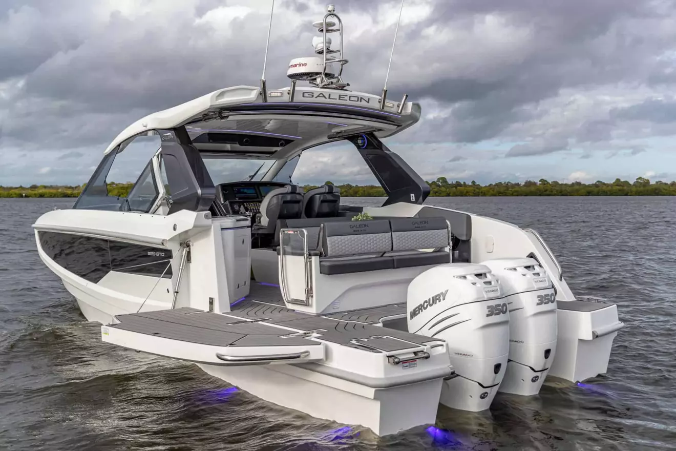 This is photo of a Galeon 325