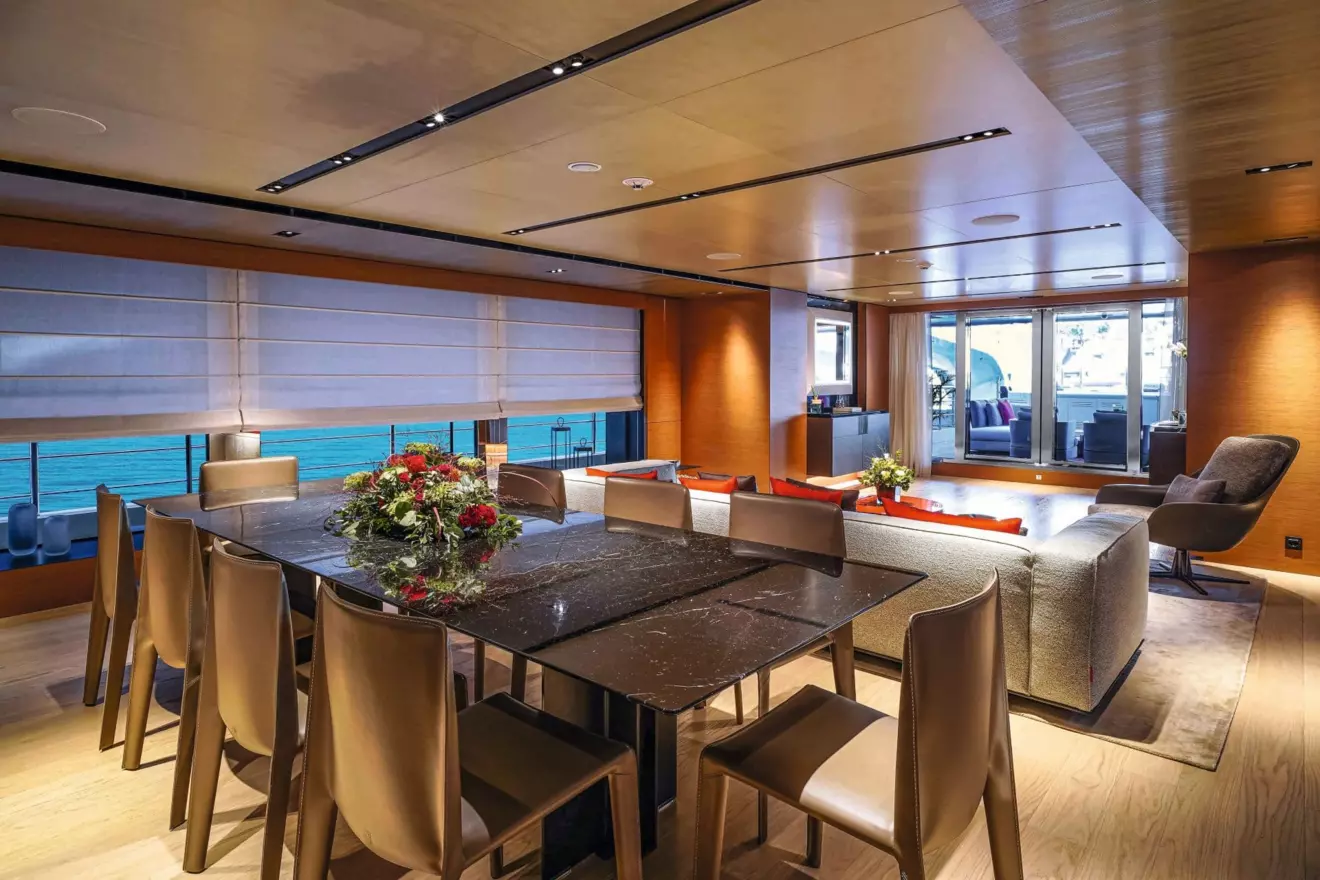 CRN Ciao superyacht salon