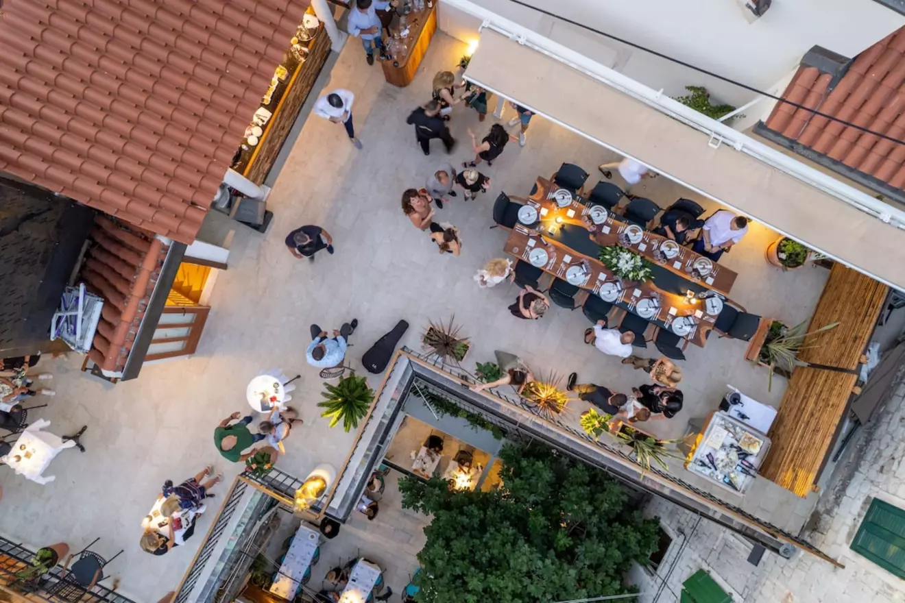 Restaurant Split rooftop terrace