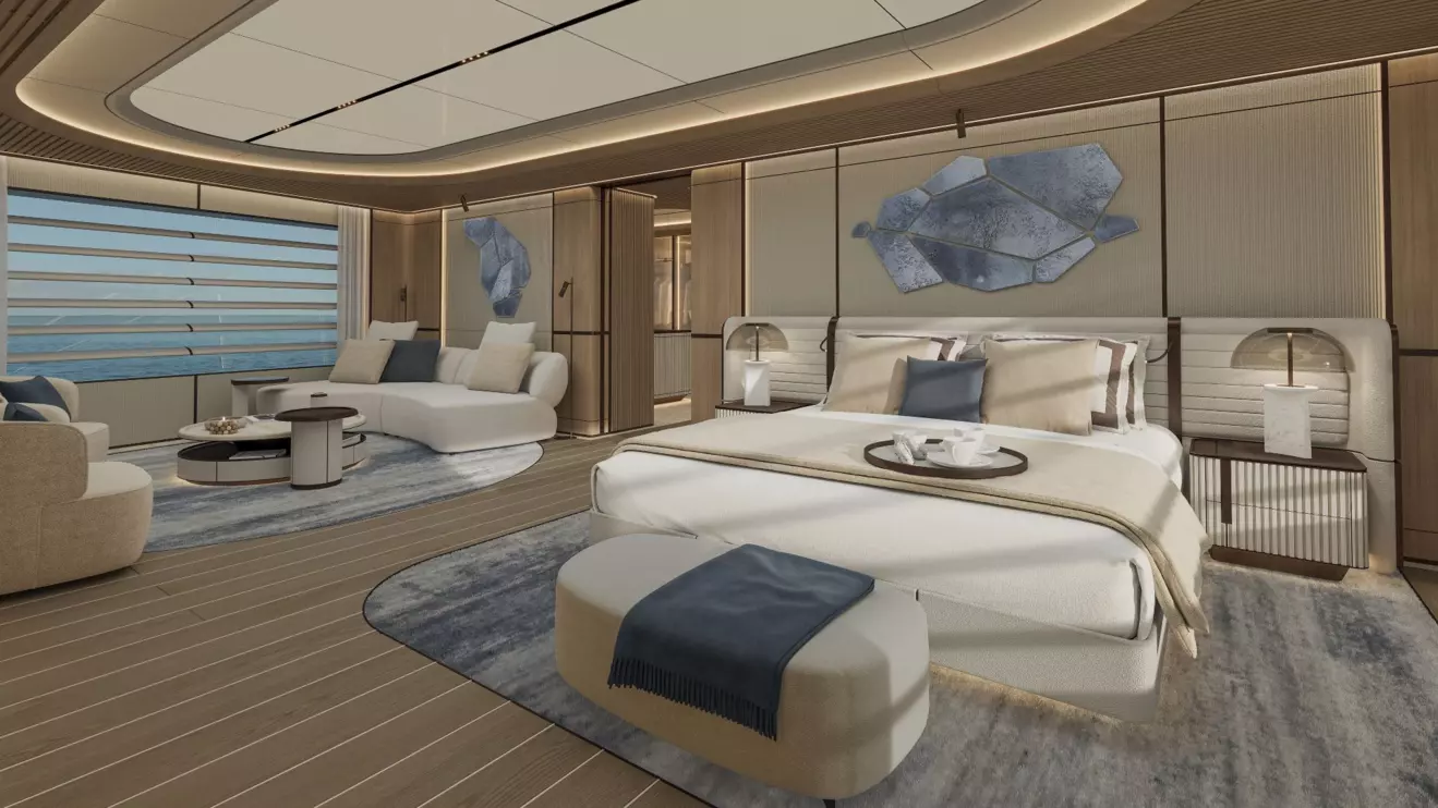 ISA Granturismo 66M master stateroom
