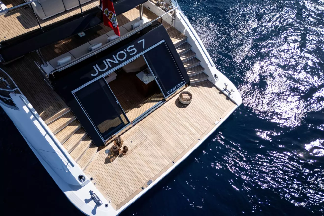  Benetti&rsquo;s Class 44M M/Y Juno&rsquo;s 7 beach club
