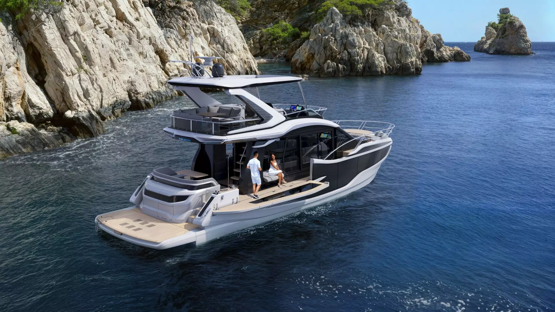 Galeon 520 Fly: Modern Flybridge Built for Easy Cruising